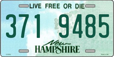 NH license plate 3719485