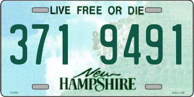 NH license plate 3719491