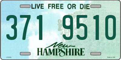 NH license plate 3719510