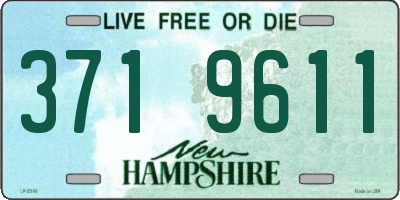 NH license plate 3719611