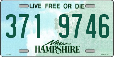 NH license plate 3719746