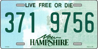 NH license plate 3719756