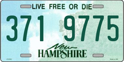 NH license plate 3719775