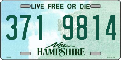 NH license plate 3719814
