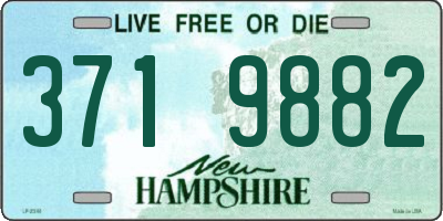 NH license plate 3719882