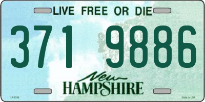 NH license plate 3719886