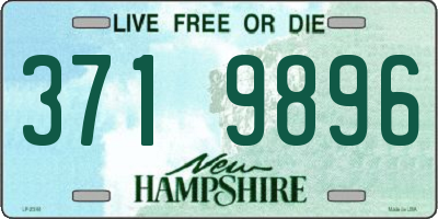 NH license plate 3719896