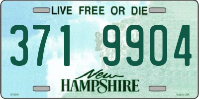 NH license plate 3719904