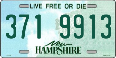 NH license plate 3719913