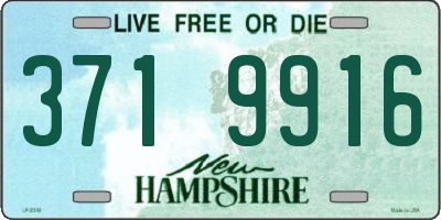 NH license plate 3719916