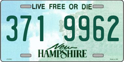 NH license plate 3719962