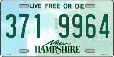 NH license plate 3719964