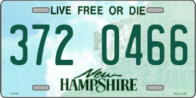 NH license plate 3720466