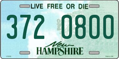 NH license plate 3720800