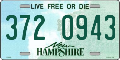 NH license plate 3720943