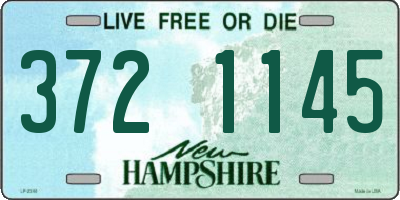 NH license plate 3721145