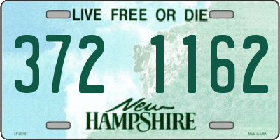 NH license plate 3721162
