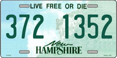 NH license plate 3721352