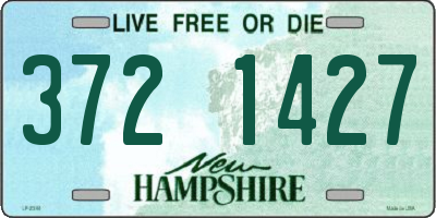 NH license plate 3721427