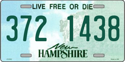 NH license plate 3721438