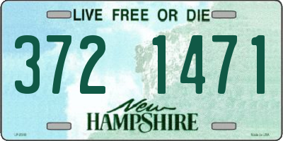 NH license plate 3721471