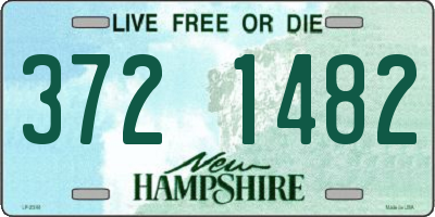 NH license plate 3721482