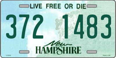 NH license plate 3721483