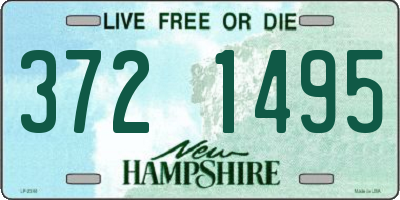 NH license plate 3721495