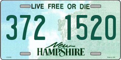 NH license plate 3721520