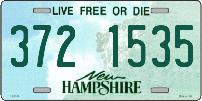 NH license plate 3721535