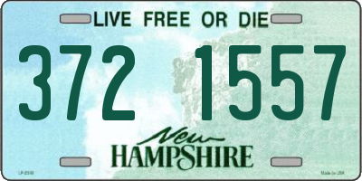 NH license plate 3721557