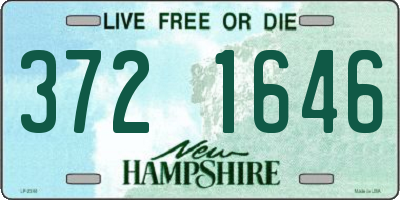 NH license plate 3721646