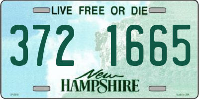 NH license plate 3721665