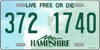 NH license plate 3721740