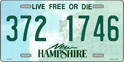 NH license plate 3721746