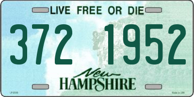 NH license plate 3721952