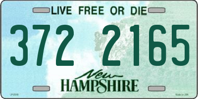 NH license plate 3722165