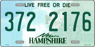 NH license plate 3722176