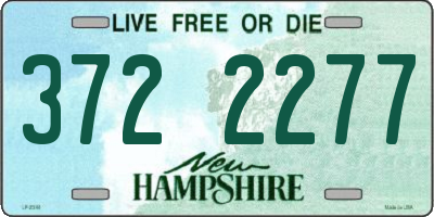 NH license plate 3722277