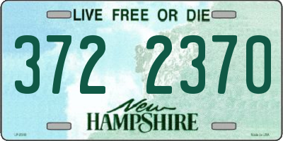 NH license plate 3722370