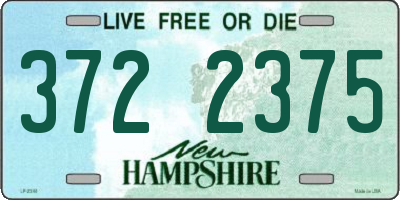 NH license plate 3722375