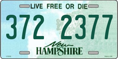 NH license plate 3722377