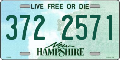 NH license plate 3722571