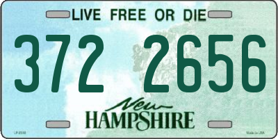 NH license plate 3722656