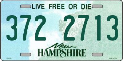 NH license plate 3722713