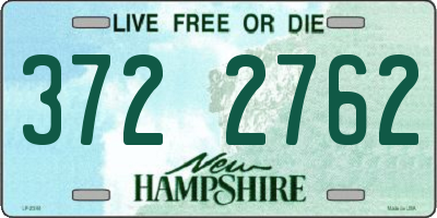 NH license plate 3722762