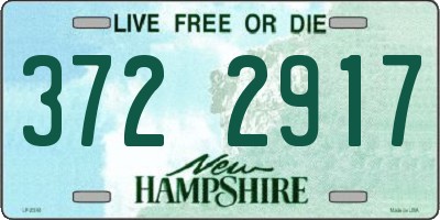 NH license plate 3722917
