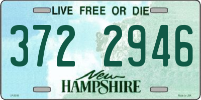NH license plate 3722946