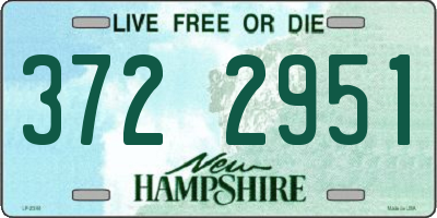 NH license plate 3722951