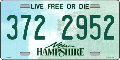 NH license plate 3722952